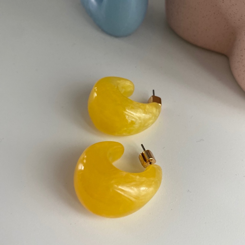 Kate Spade Resin Hoops!